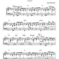 Meditation - from Thais - Keyboard or Guitar