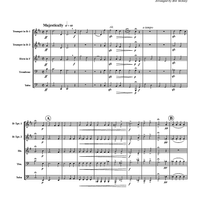 The Heavans Declare - Score