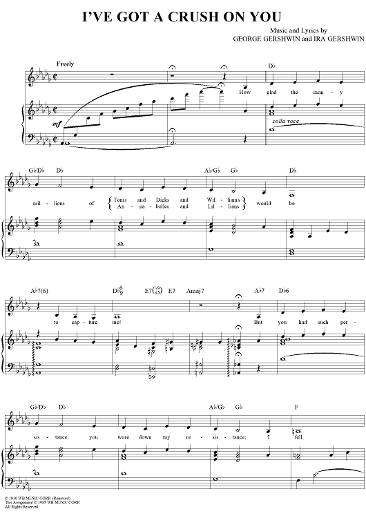 I've Got a Crush on You