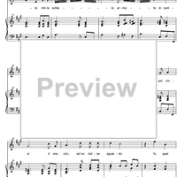 Che non può d'un ciglio il lampo - Score