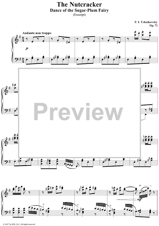 Get to Know Tchaikovsky. The Nutcracker. Dance of the Sugar-Plum Fairy