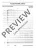 Concerto for Violin and Orchestra D minor in D minor - Full Score