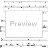 Easy Sonata in G Major for violin and piano - Piano Score