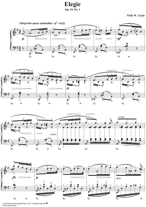 Elegie, Op. 19, No. 1