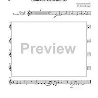 Sanctus-Benedictus - Choir 2, Trumpet 3