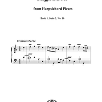 Harpsichord Pieces, Book 1, Suite 2, No.10:  Rigaudon Premiere and Seconde Partie