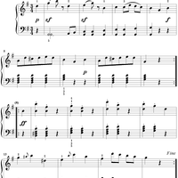 German Dance in G Major, WoO8, No. 6