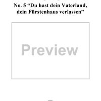Melodrama 1: Du hast dein Vaterland, dein Fürstenhaus verlassen, No. 5 from "König Stephan", Op. 117 - Full Score