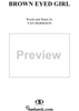 Brown Eyed Girl