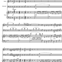 Piano Trio Bb Major D28 - Score