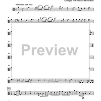 Cantiques de Noël - for String Trio - Viola