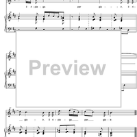 Mi consiglio col mio core - Score