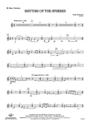 Rhythm of the Spheres - Bb Bass Clarinet