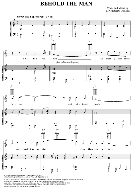 Behold the Man