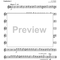 Allegro from "Water Music" - Euphonium 1 BC/TC