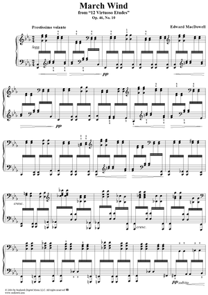 March Wind, Op. 46, No. 10