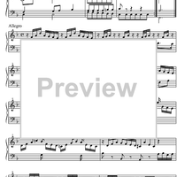 Sonata d minor BWV 964 arr. of violinsonata BWV 1003