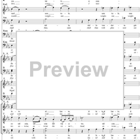 Recitative and Continuation of Grand Finale II from "Aida", Act 2 - Score