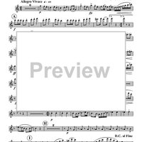 March Militaire - D. 733, No. 1 - Flute