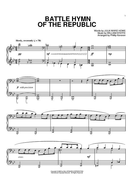 Battle Hymn Of The Republic