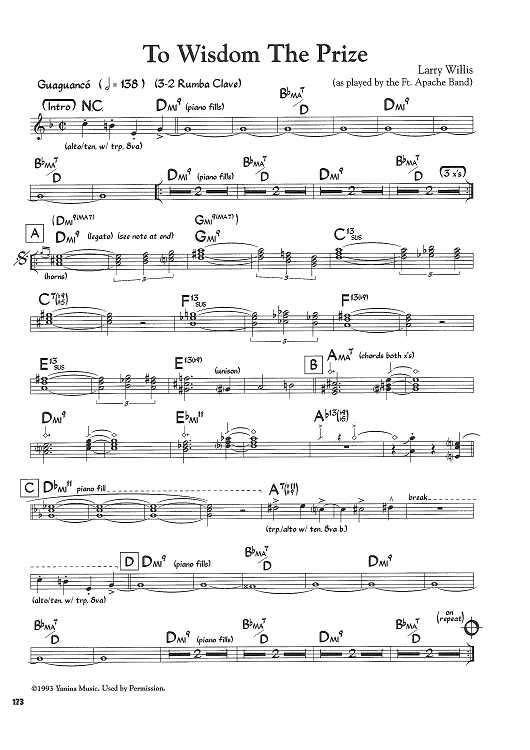 To Wisdom The Prize (Eb Instruments)