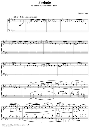 Prélude, No. 1 from "L'arlésienne", Suite 1