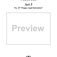 Macbeth, Act 3, No. 15, Scena. "Fuggi, regal fantasima"