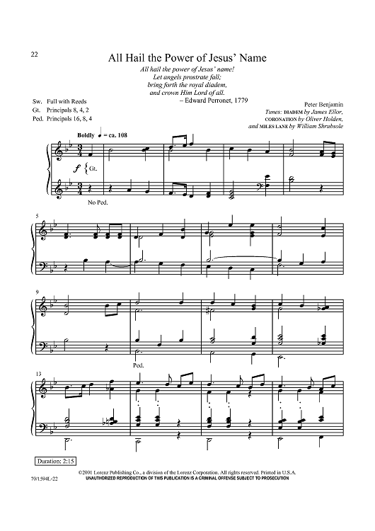 All Hail the Power of Jesus’ Name