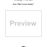 Concert Study No. 20