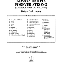 Always United, Forever Strong - Score Cover