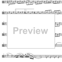 String Trio Bb Major D581A - Viola