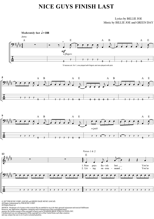 Nice Guys Finish Last