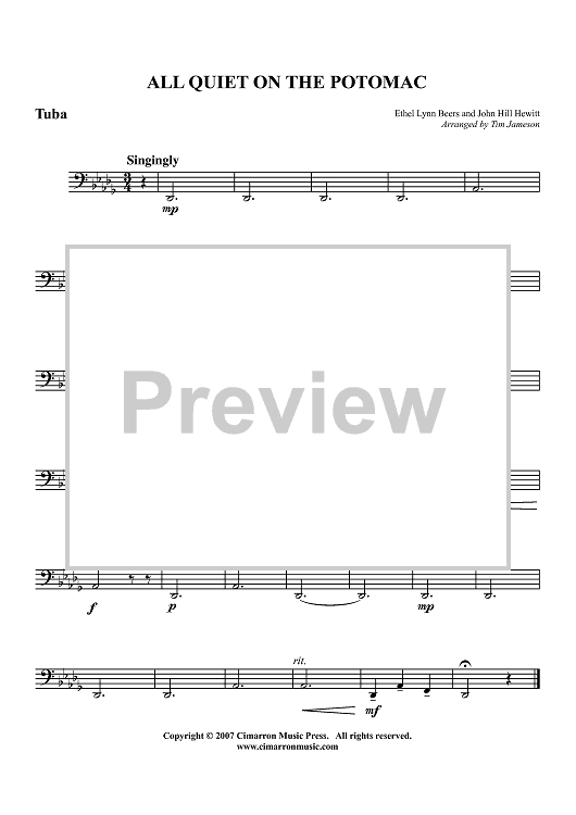 All Quiet on the Potomac - Tuba