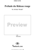 Parade: Prélude du Rideau rouge - Full Score