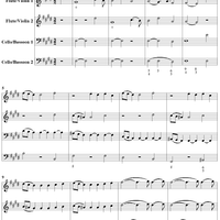 Quartet in E major - Full Score