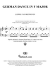 German Dance in F Major, WoO42, No. 1