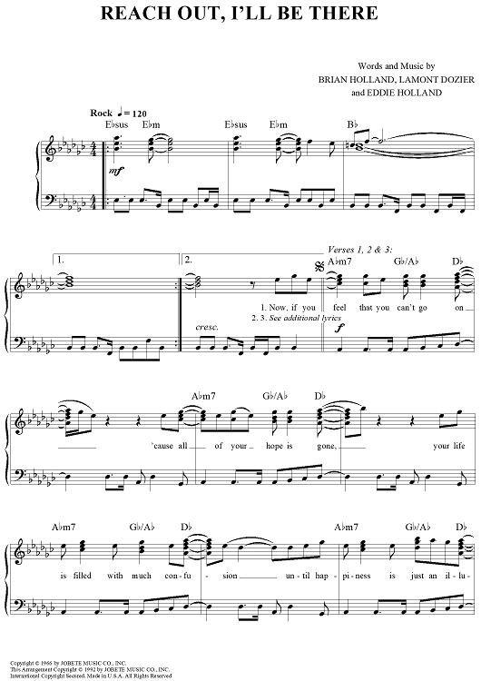 Reach Out, I'll Be There