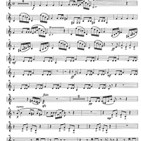 Ironic march - Bass Clarinet 1