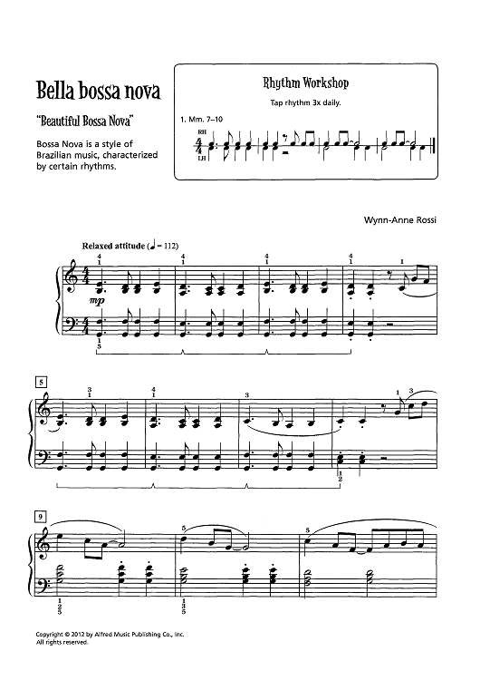 Bella bossa nova ("Beautiful Bossa Nova")