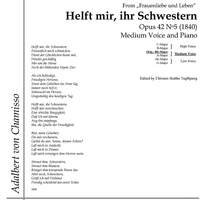 Helft mir, ihr Schwestern Op.42 No. 5
