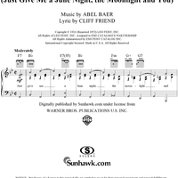 June Night (Just Give Me a June Night, the Moonlight and You)