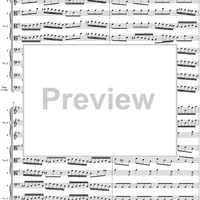 Brandenburg Concerto No. 3: Allegro - Score