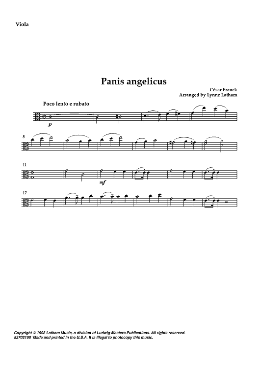 Panis angelicus - Viola