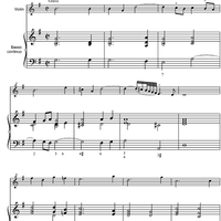 Sonata G Major - Score