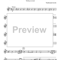 Simon Tov/Chosen Kalle Mazel Tov - Wedding recessional - Part 2 Clarinet in Bb