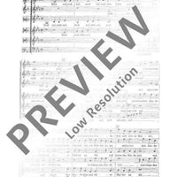 Vier deutsche Motetten - Choral Score
