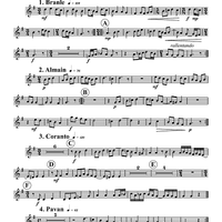 Five Renaissance Dances - Trumpet 1 in Bb