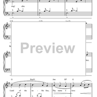 My Country, 'Tis Of Thee (America)