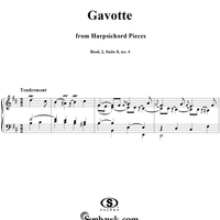 Harpsichord Pieces, Book 2, Suite 8, No.6:  Gavotte