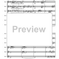 Canadian Fanfare - Score